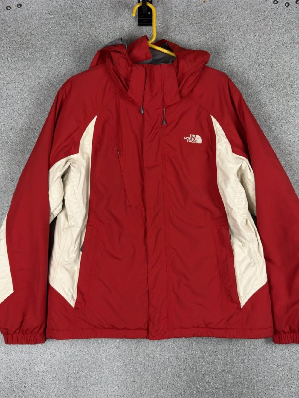 Vintage The North Face Women's Ski Snowboard Jacket XL Red Winter Hooded AA9T